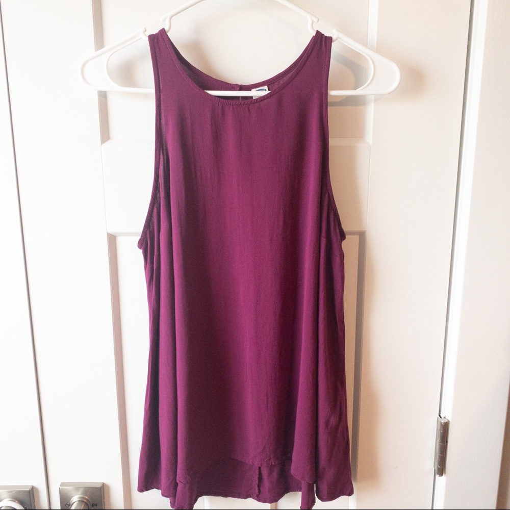 Old Navy Women’s Purple Swing Tank Top Size Small